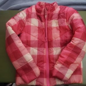 Pink Plaid Coat 5T